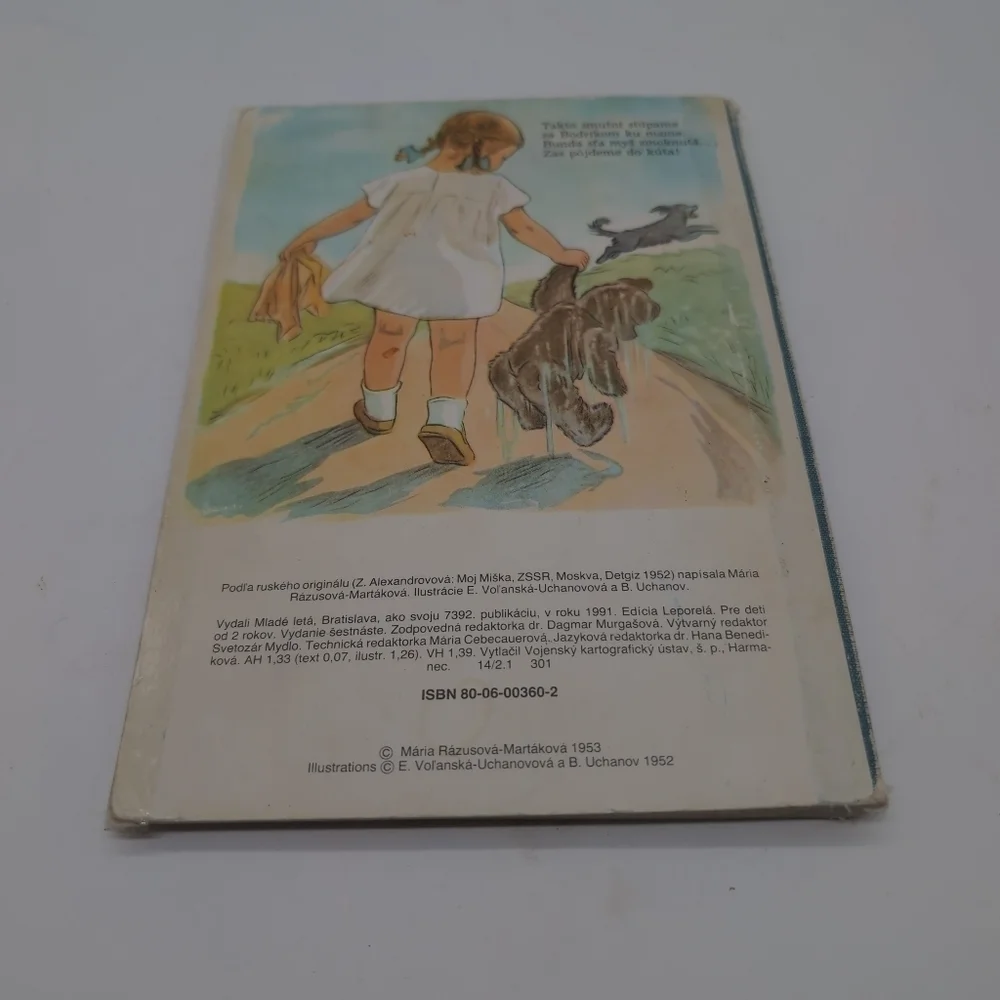 Slovakian Children's Book MÔJ MACÍK Pet Bear Story